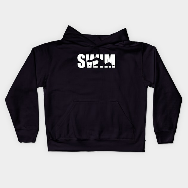 Swim Kids Hoodie by Designzz